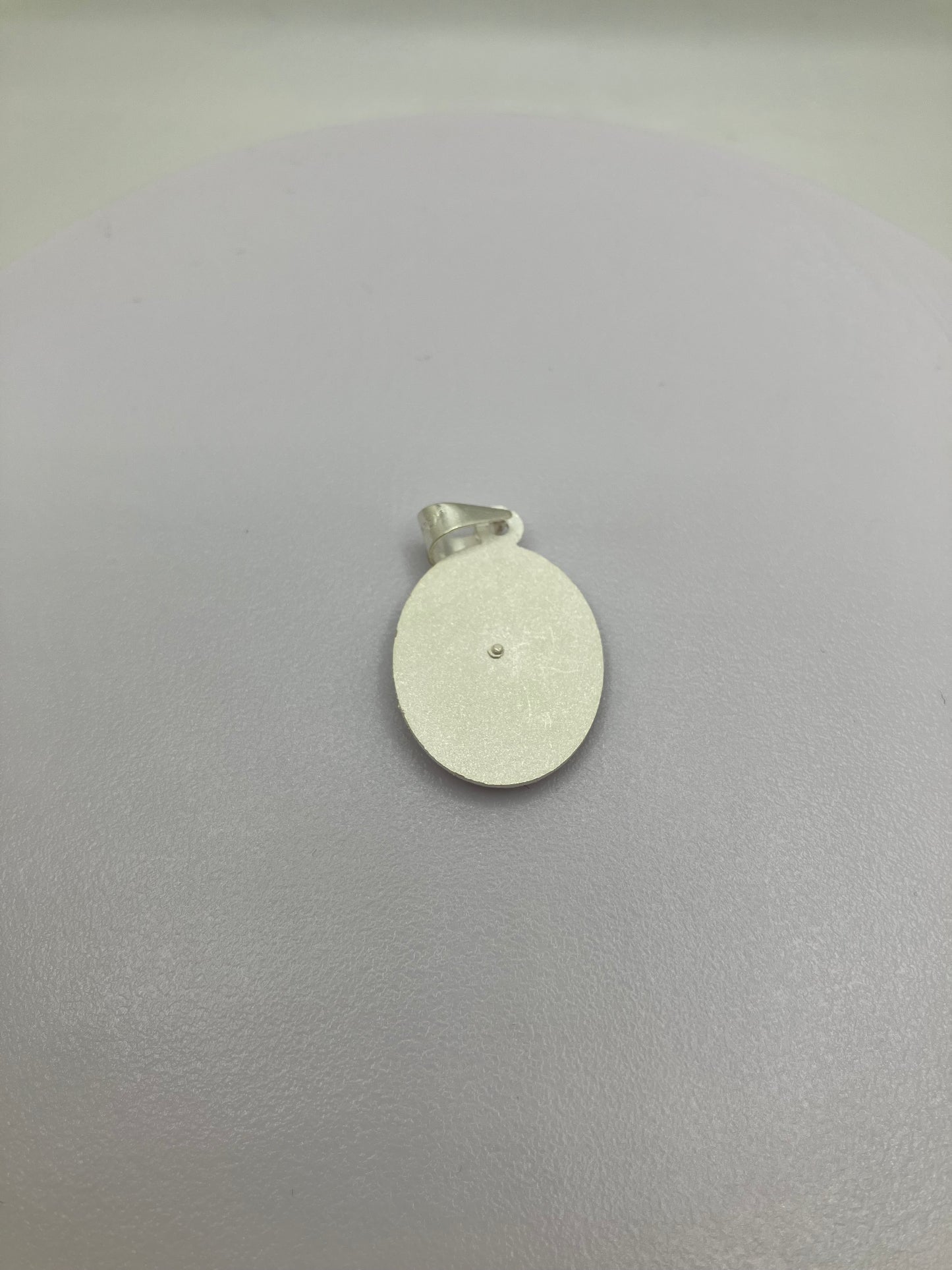 .925 Sterling Silver Jesus Medallion Diamond Cut