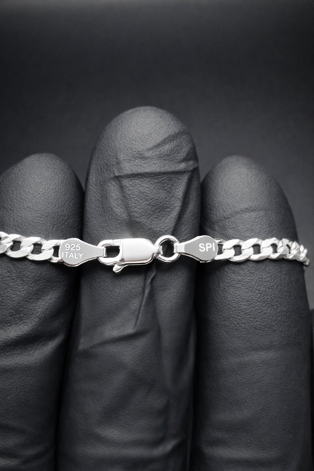 .925 Sterling Silver 100 Curb Chains 3.9mm