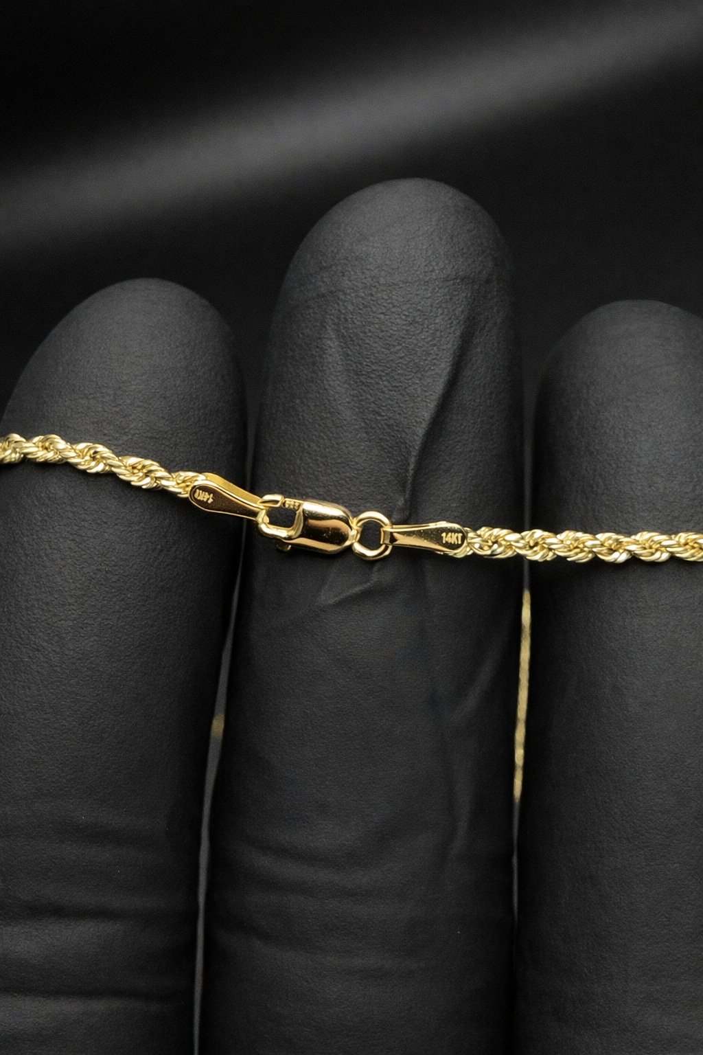 14K Yellow Gold Lightweight 2MM Rope Chains - Made In New York