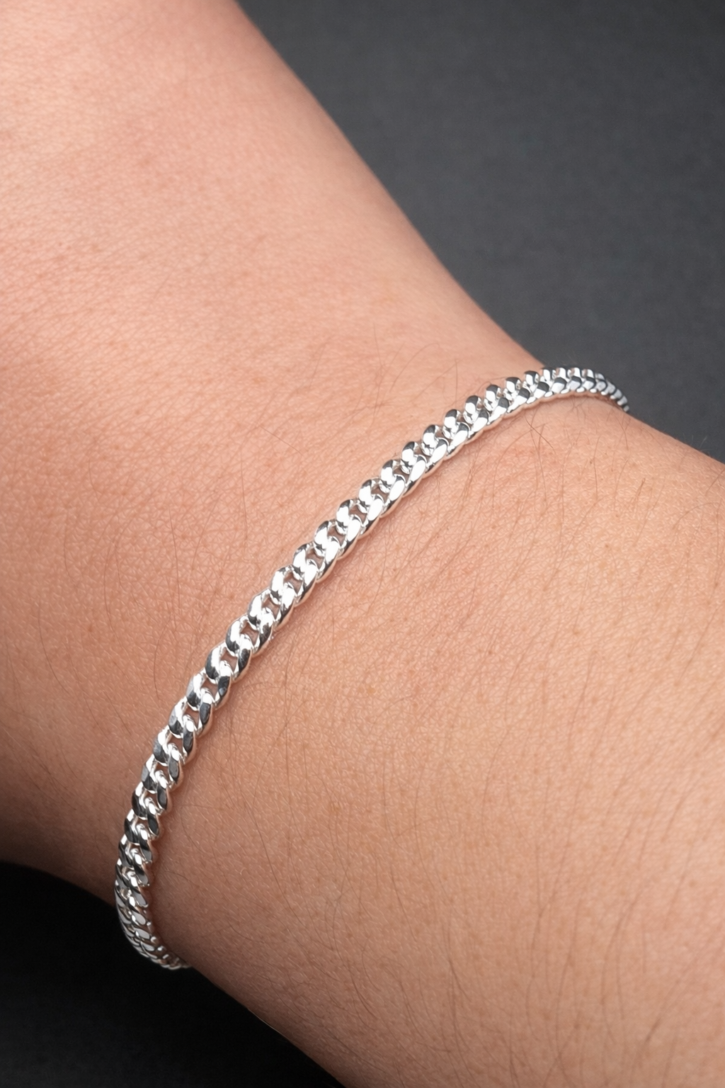 .925 Sterling Silver High Polish Miami Cuban 120 Bracelet 3.7mm